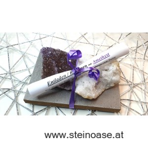 Set Reinigen & Aufladen mit Amethyst + Schneequarz
